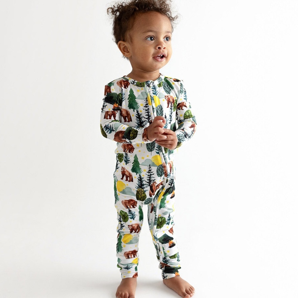Posh Peanut Archer Convertible One Piece Footie Pajamas Size 3T